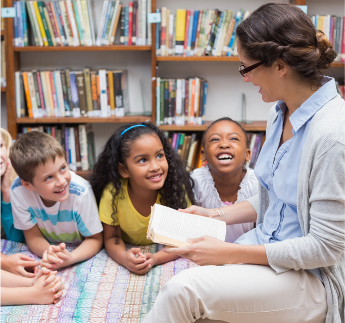 children being read to image